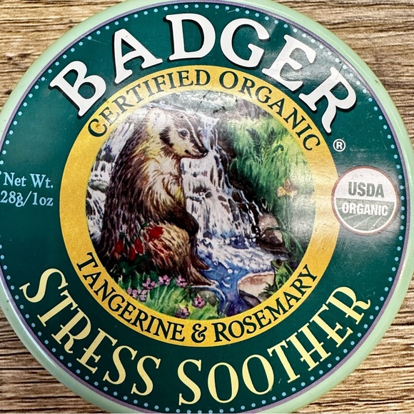 Badger Organic Tangerine & Rosemary Stress SootherTo Calm & Soothe the Mind